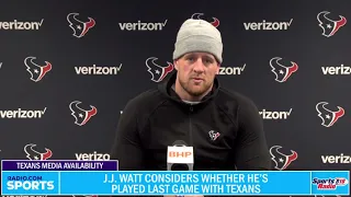 J.J. Watt considers whether he's played final game with Houston Texans