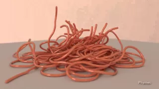 Blender 2.5 Physics: Wireframes Chains Ropes Strings & Spaghetti - Bullet Physics Capsules