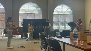 Petit Quatuor Pour Saxophones Mov't 1 - Jean Francaix (Havok Quartet - Friendswood High School)