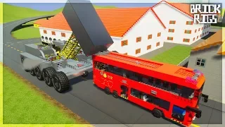 МАНЬЯК С ОГРОМНЫМ МОЛОТОМ УНИЧТОЖАЕТ МАШИНЫ ИЗ ЛЕГО | BRICK RIGS