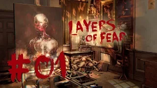 LAYERS OF FEAR - PS4 Gameplay PL - Rozdział #01 - PŁÓTNO