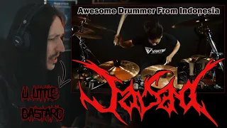 Black Metal Drummer Reacts: | OKI FADHLAN | Jasad - Siliwangi