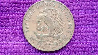 Increíble Moneda De 20 Centavos Teotihuacan Año 1960 / 39,756,000