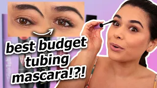 A SURPRISING Favorite!! Testing 5 AFFORDABLE Tubing Mascaras