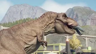 T REX ATACK DINO FIGHTS PELEAS DE DINOSAURIOS JURASIC WORLD GAME 2024