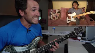 Guitar Teacher REACTS: HELEN IBE "Lean On Me" Bill Withers Guitar Cover