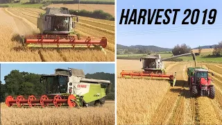 CLAAS LEXION 750 COMBINING OATS - Harvest throwback