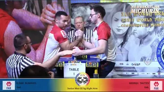 Георгий Таутиев vs Эльдар Бубенко | Чемпионат Мира 2021 - 85 КГ - Правая рука