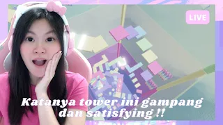 KATANYA TOWER INI GAMPANG DAN SATISFYING ?!! [EASY TOWER PARKOUR OBBY ROBLOX INDONESIA]