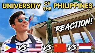 Foreigner Reacts to University of the Philippines Diliman (UP Diliman)!