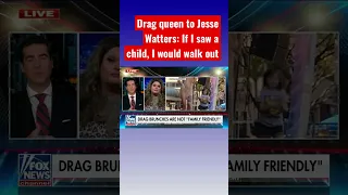 Drag queen tells Watters: Shows are not for kids #shorts