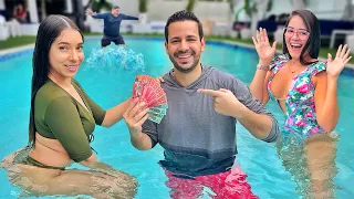 EL ÚLTIMO EN SALIR DE LA PISCINA GANA $10,000!!