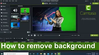 How to change video background in camtasia studio  2020 |chroma key green screen|green screen elgato