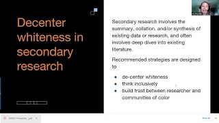 DDDD7 PM Session: Introduction & Conducting Research Through an Anti-racism Lens: A Libraries Guide