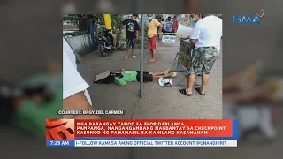 UB: Mga barangay tanod sa Floridablanca, Pampanga, nangangambang magbantay sa checkpoint...