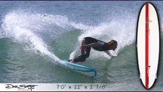 Jeffrey's Bay surfing in style // Signature Board Tech with J-Bay shaper DES SAWYER - 7ft funboard