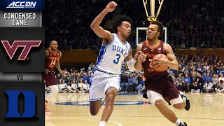 Virginia Tech vs Duke Condensed Game | 2019-20 ACC Men's Basketball