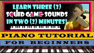 SQUID GAME THEME | EASY Piano Tutorial (for beginners) | Doll Chant, Way Back Then & The Blue Danube