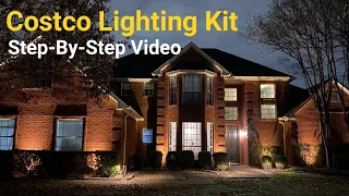How to Install Low Voltage Landscape Lighting | Complete Step-by-Step Video | Costco Lighting Kit