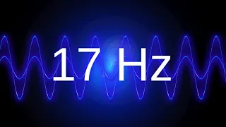 17 Hz clean pure sine wave BASS TEST TONE frequency