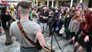 [4K]Feb 2022,( PART 4/7 ) The Big Push Band Busking ,Brighton New Road