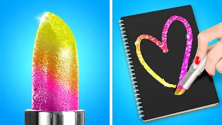 Back To School Crafts And Hacks 😃😍 Amazing Rainbow Crafts To Become Popular At School