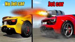Jet Car vs No Jet Car - Beamng drive