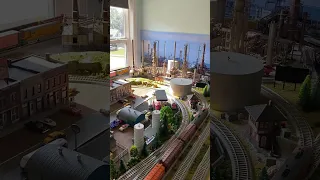 Looked Like an Eclipse Rolling Across Layout #shorts #modeltrains #ho #modelrailroad #trainvideo