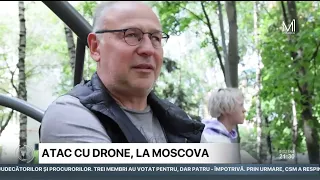 Atac cu drone la Moscova