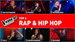 MIND-BLOWING RAP & HIP HOP Blind Auditions in The Voice! | TOP 6