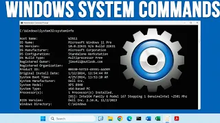 Common Windows System Commands