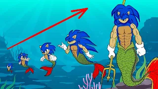 Sonic Boom Mermaid Growing Up Evolution Compilation Drawing 👍@EasyLittleDrawings