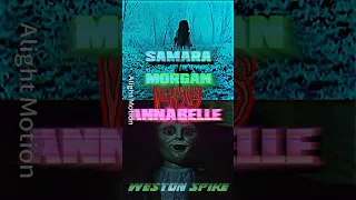 Samara Morgan Vs Annabelle #battle #shorts #annabelle #samaramorgan #horror