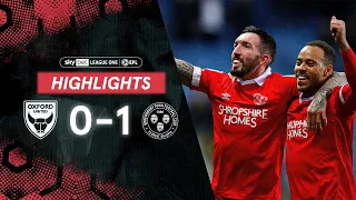 Oxford United 0-1 Shrewsbury Town | Highlights 22/23