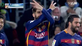 Summary Barcelona vs Sevilla FC 2-1 La Liga 28-2-2016