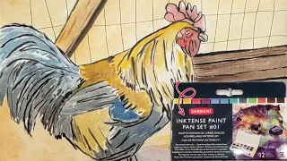 Derwent Inktense Paint Pan Set Review