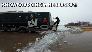 Snowboarding in NEBRASKA!