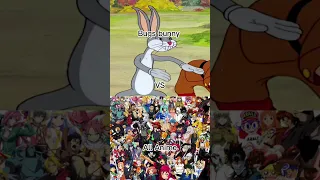 Bugs bunny vs All of anime #edit #anime #shorts #bugsbunny