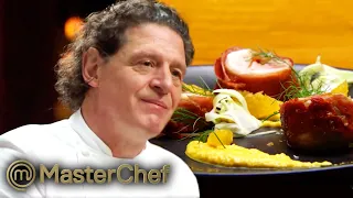 Marco Pierre White Impressed by Chicken Roulade Relay Team Challenge | MasterChef Australia