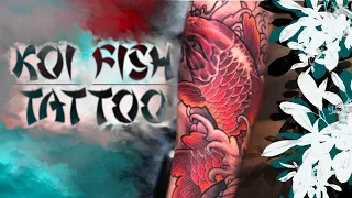 Koi Fish Tattoo - Time Lapse - Color Japanese Traditional Tattoo