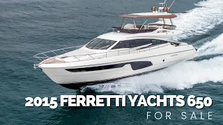 2015 Ferretti Yachts 650 For Sale | Yachts360