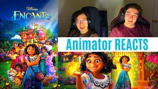 REACTING to *Encanto* WE DON'T TALK ABOUT BRUNO!!!! (First Time Watching) Animator Reacts