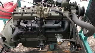 Breaking-in GAZ 11 engine. Обкатка двигателя Газ11