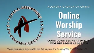 Alondra Church of Christ Online Worship Service | March 10, 2024