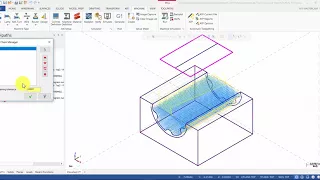Mastercam 2018 Multiaxis Essentials Tutorial 10 - Multisurface to Finish the Part