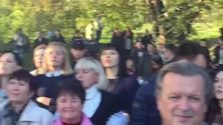 Караоке на майдане. Запорожье. 14.10.2018