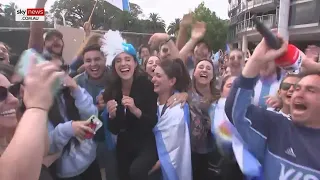 ‘So much happiness’: Argentinian fans celebrate FIFA World Cup win