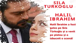 Halil İbrahim was jealous of Sıla Türkoğlu and came on the set and broke out a scene!