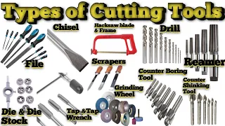 Types of Cutting Tools and Uses । कटिंग टूल्स कितने प्रकार के है और उनका क्या प्रयोग है।