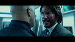 John Wick Chapter 2  - Fighting Cassian in The Train Scene HD